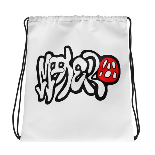 Mixera "Rebranded" Bubble Print Drawstring Bag