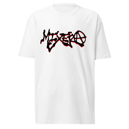 Mixera "Rebranded" Rockstar Print White Tee