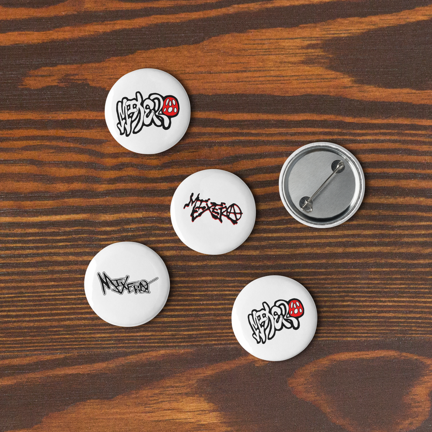 Mixera "Rebranded" Pins