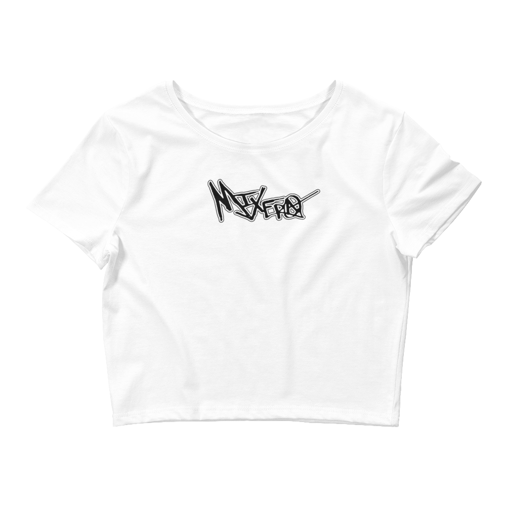 Mixera "Graffiti" Print Women’s Crop Tee