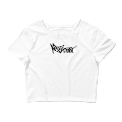 Mixera "Graffiti" Print Women’s Crop Tee